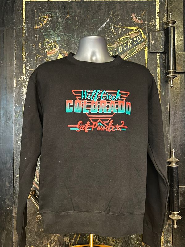 Neon Drive Mountain Crew Black