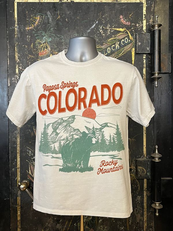 Gear Jammer Bear Mtns RS S/S Tee Cement