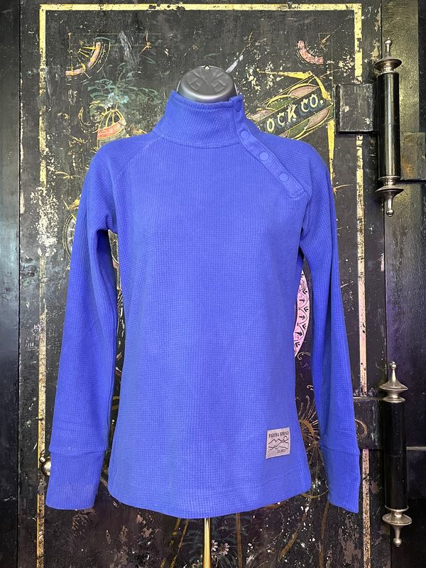 Elisa Snap Neck Pullover Peri