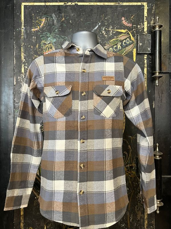 Summit Flannel Slate Plaid