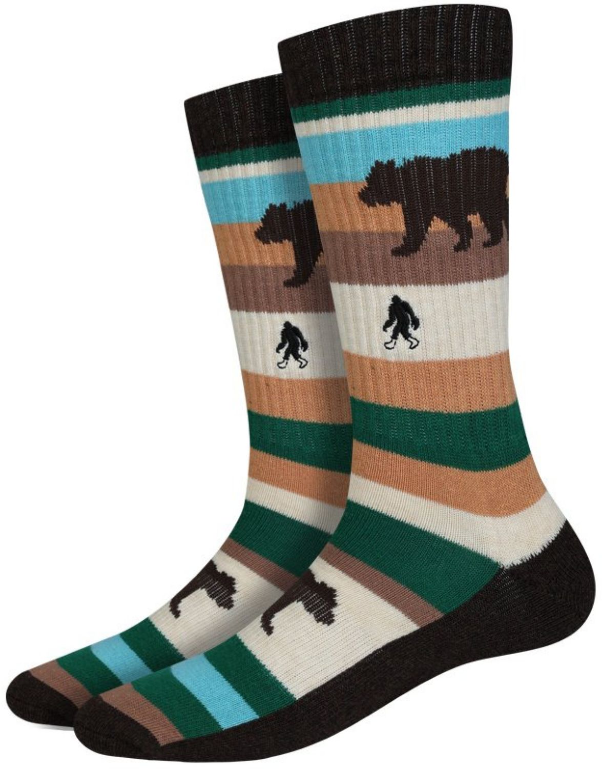 Active Bear Stripe Socks