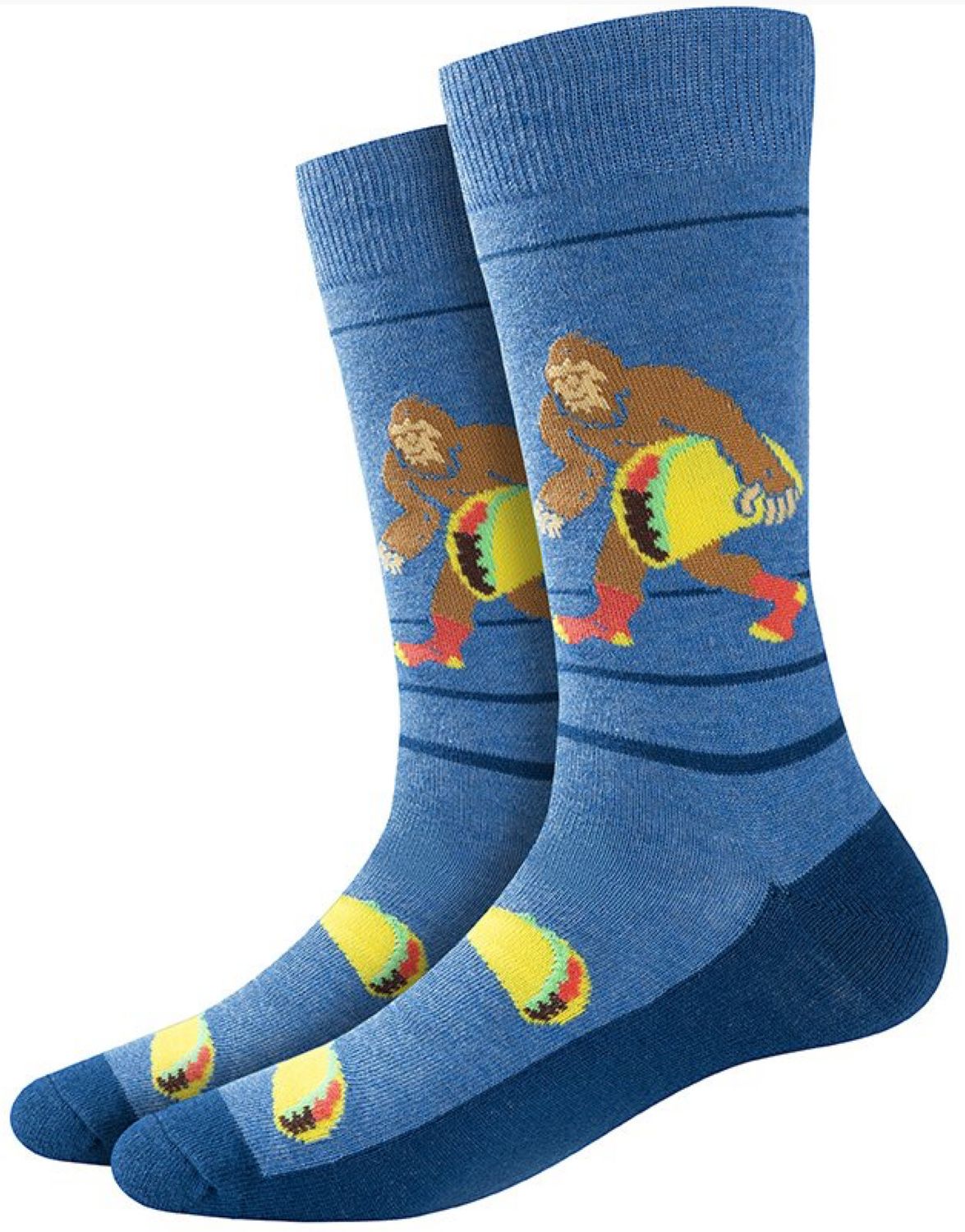Bigfoot Loves Tacos Socks