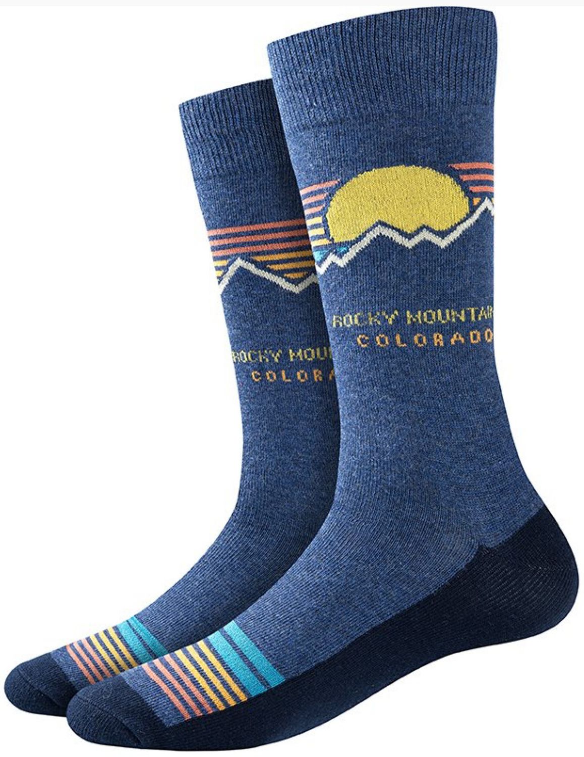 Rocky Mountains Colorado Socks