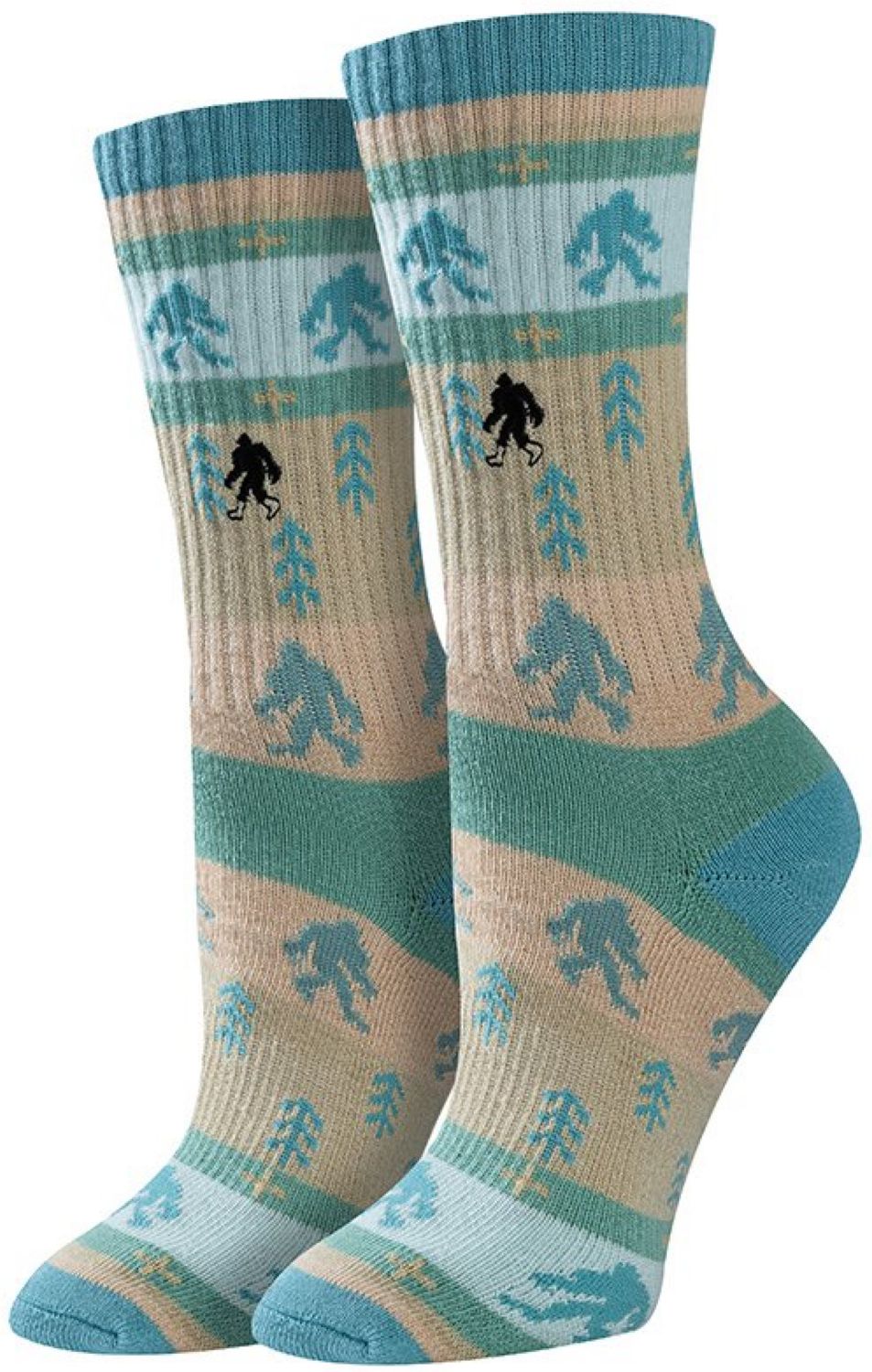 Women&#39;s Active Bigfoot Stripe Light Socks