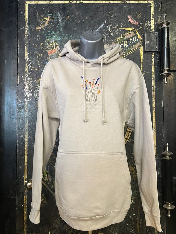 Mini Flowers Bouquet Hoodie Natural Stone