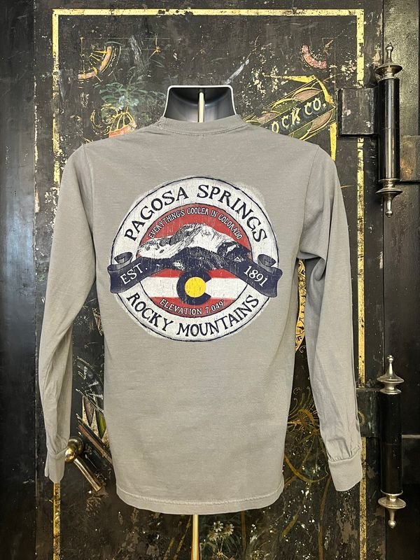 Fargo Pagosa Peak CO CC L/S Tee Grey