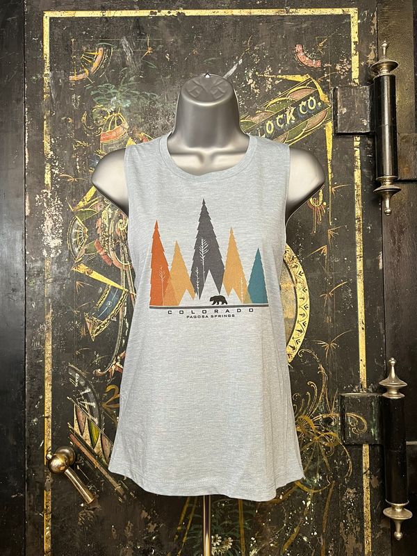 Bright Peaks Tank SW Denim