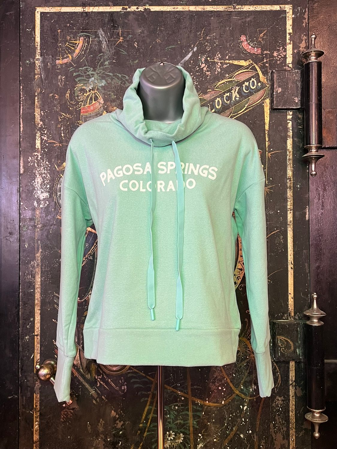 Andi Funnel Neck Pullover Capri, Size: XSMALL