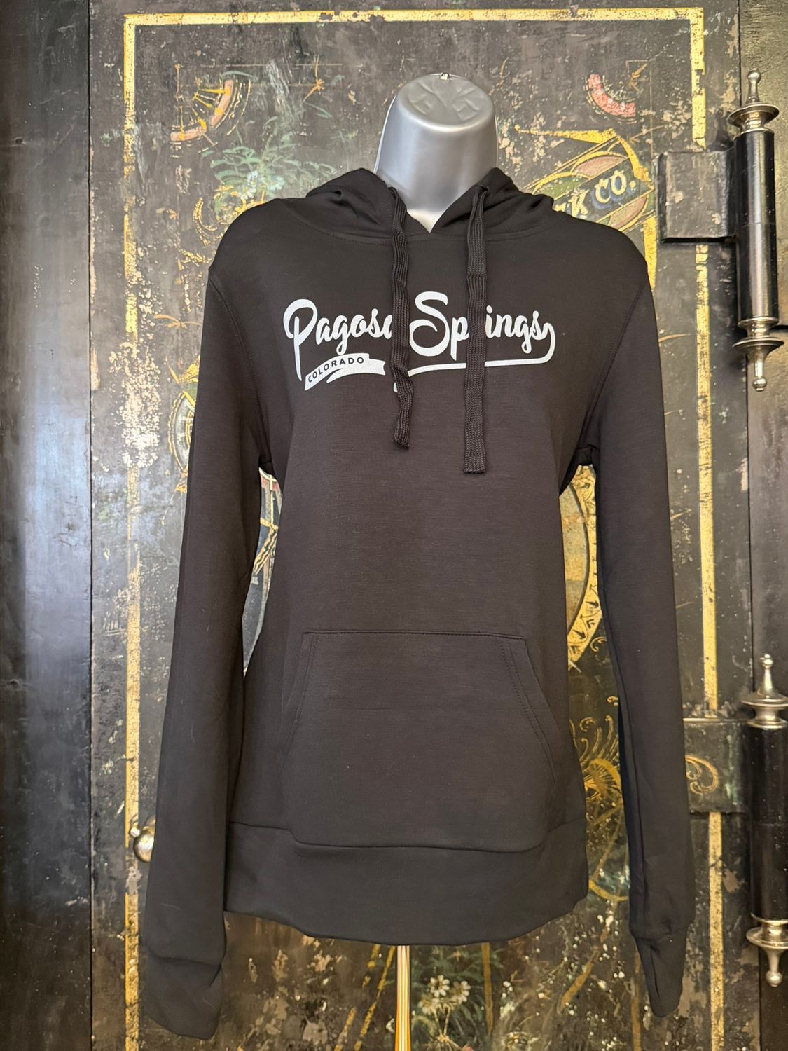 Casual Hoodie, Color: Black, Size: SMALL