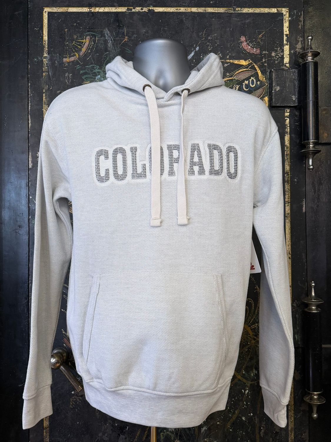 Pique Hoodie Grey Mix, Size: SMALL
