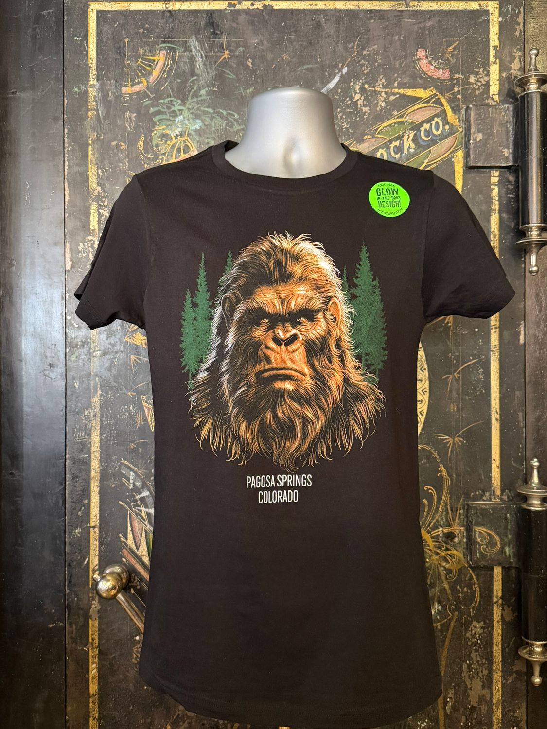 Bigfoot Glow S/S RS Tee Black, Size: SMALL