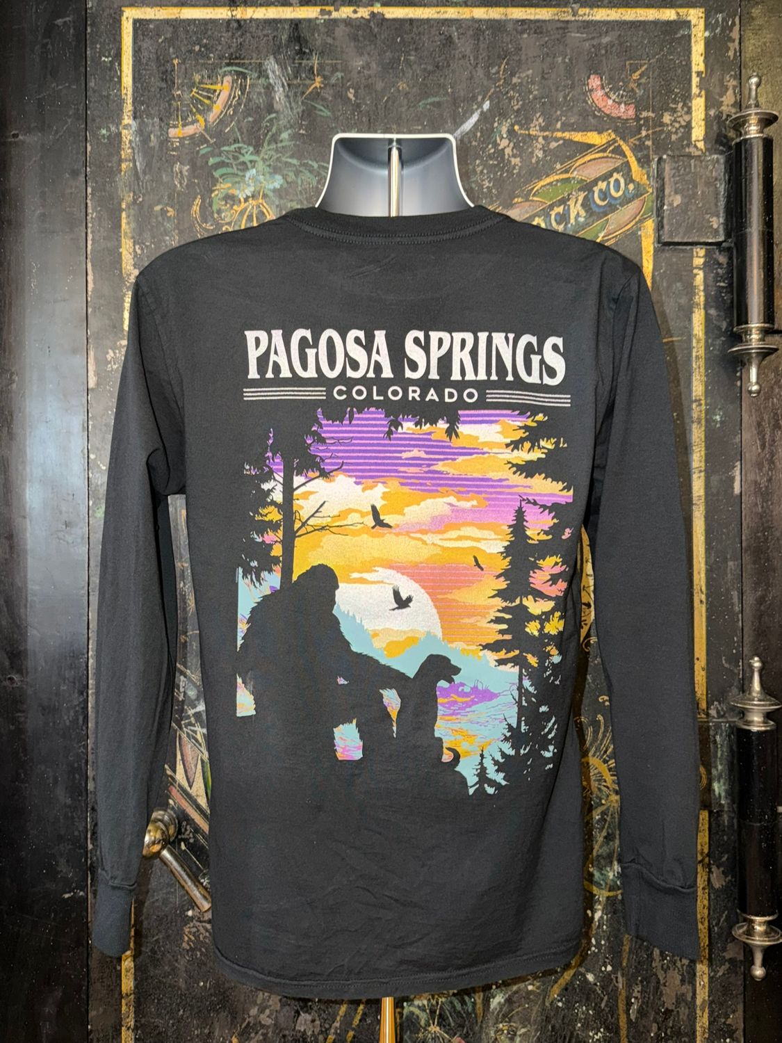 Squatchland L/S Tee Black, Size: SMALL