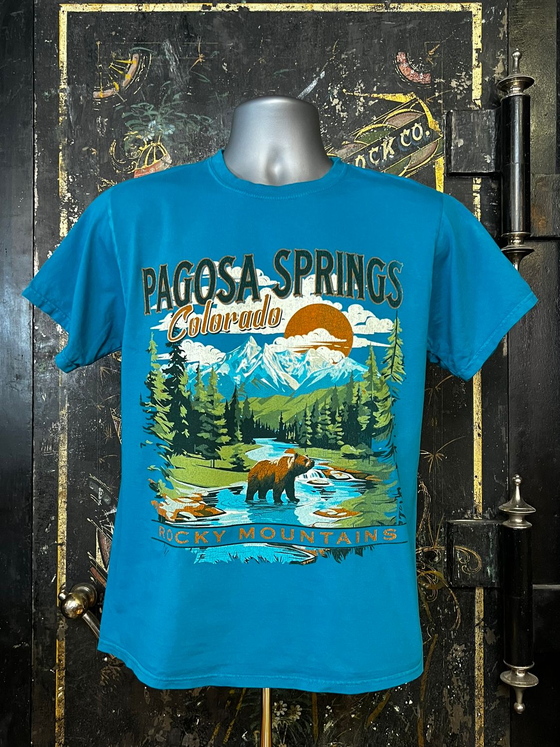 Retributive Mountains RS S/S Tee Marine, Size: SMALL