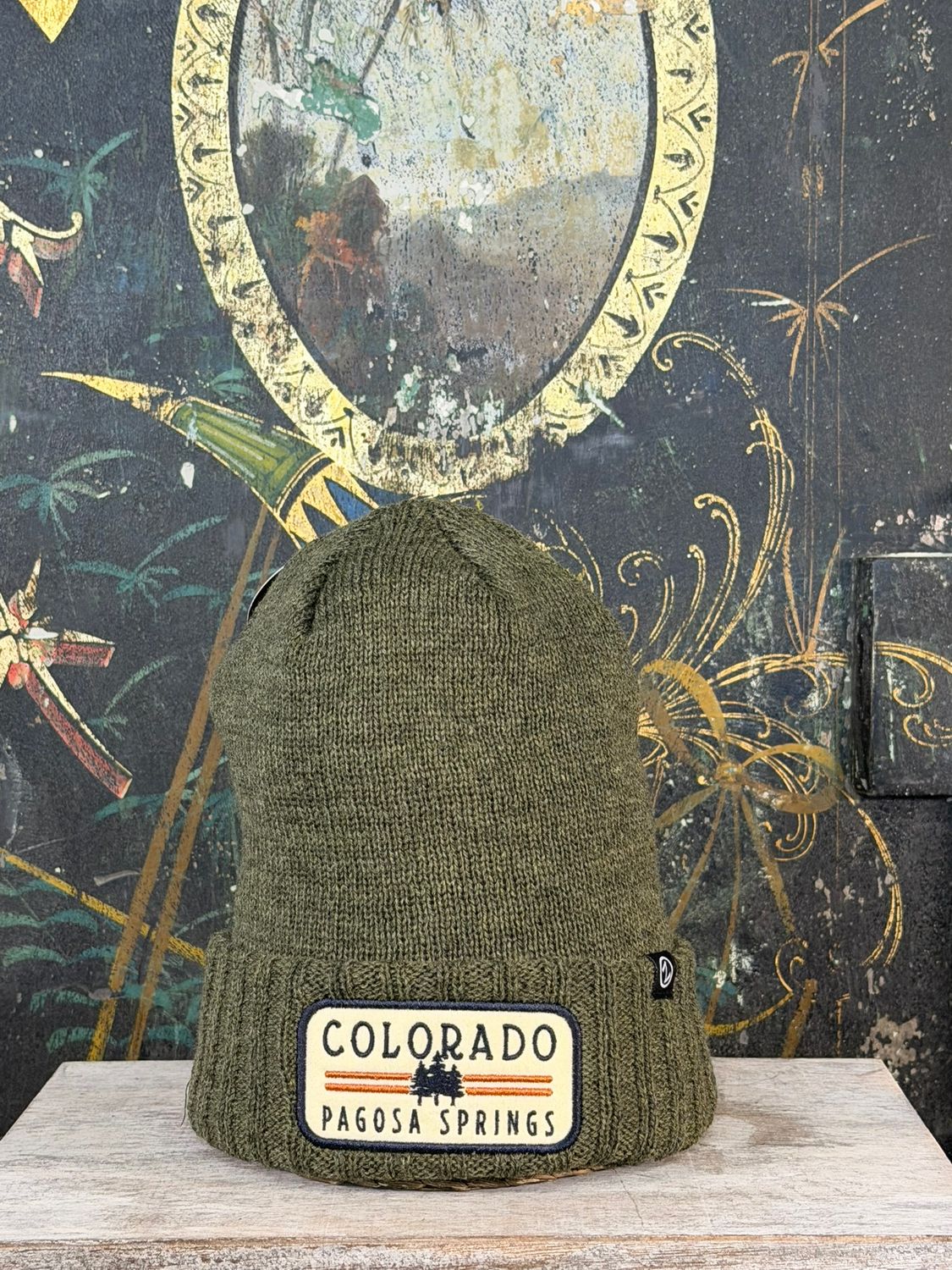 Malonado 3 Pine Knit Cuff Beanie, Color: Army