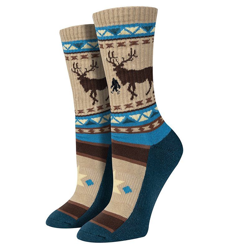 Women's Active Elk Teal Socks