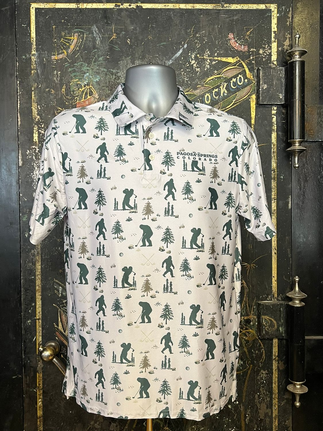 Camacho Pines Sub S/S Solar Polo, Size: XSMALL