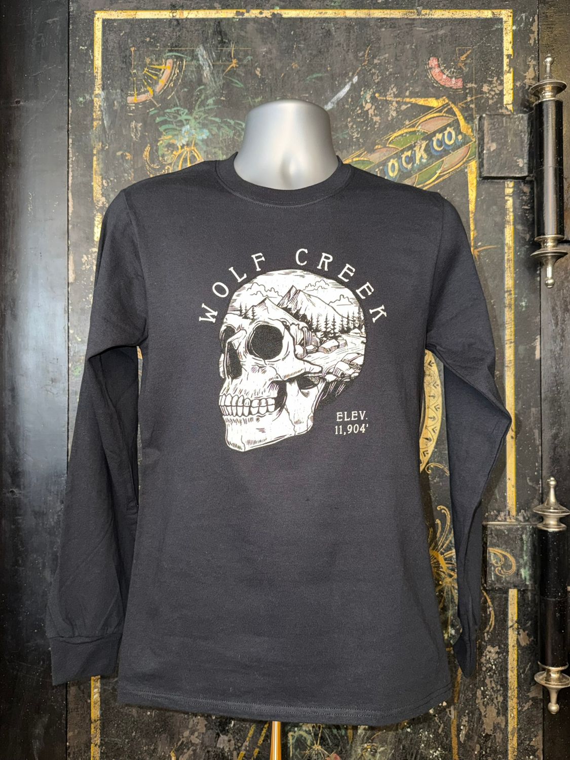 Cranium Wolf Creek L/S Tee Jet Black, Size: SMALL