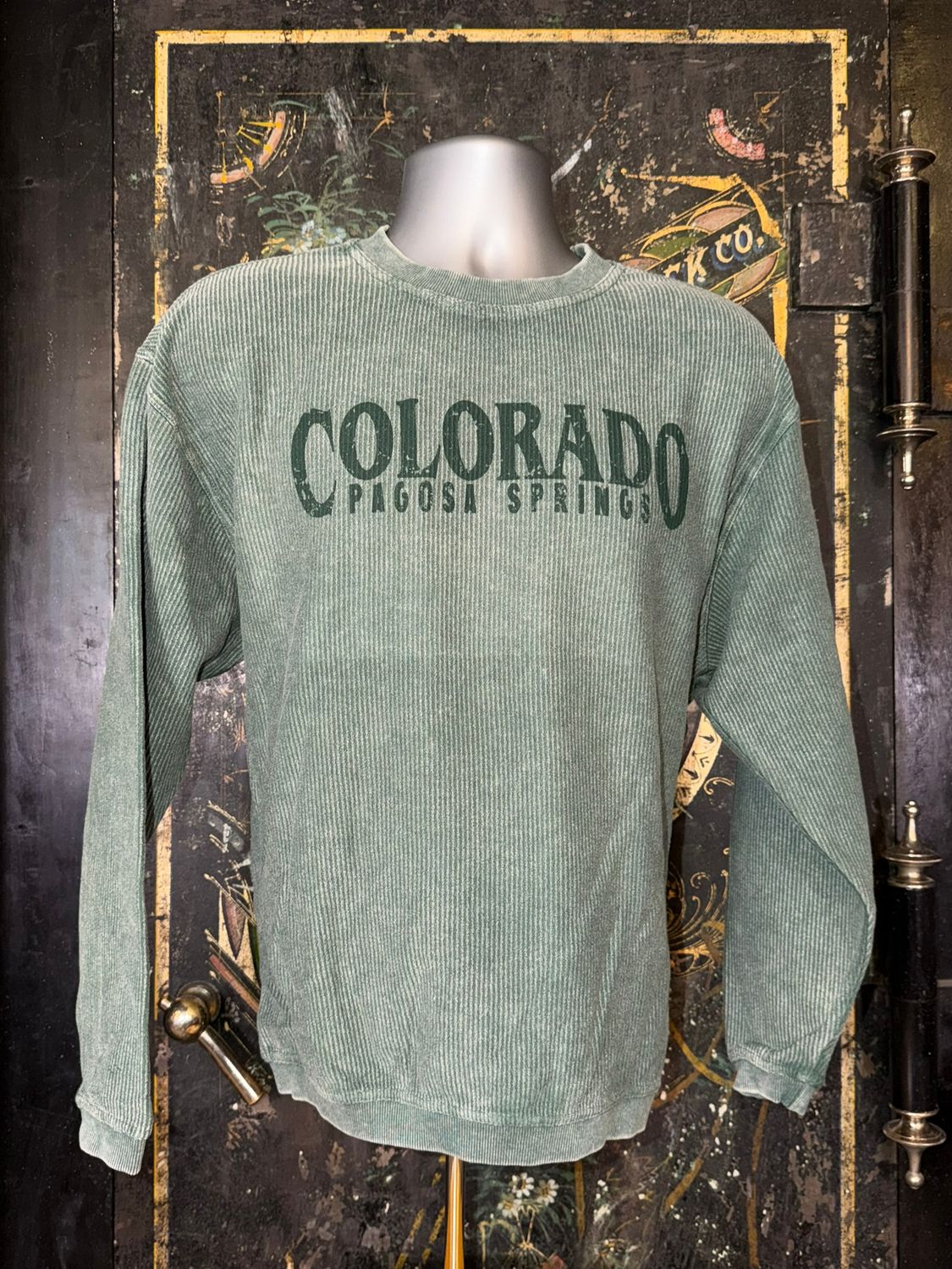 Corded Crewneck SS Tumbleweed, Size: SMALL