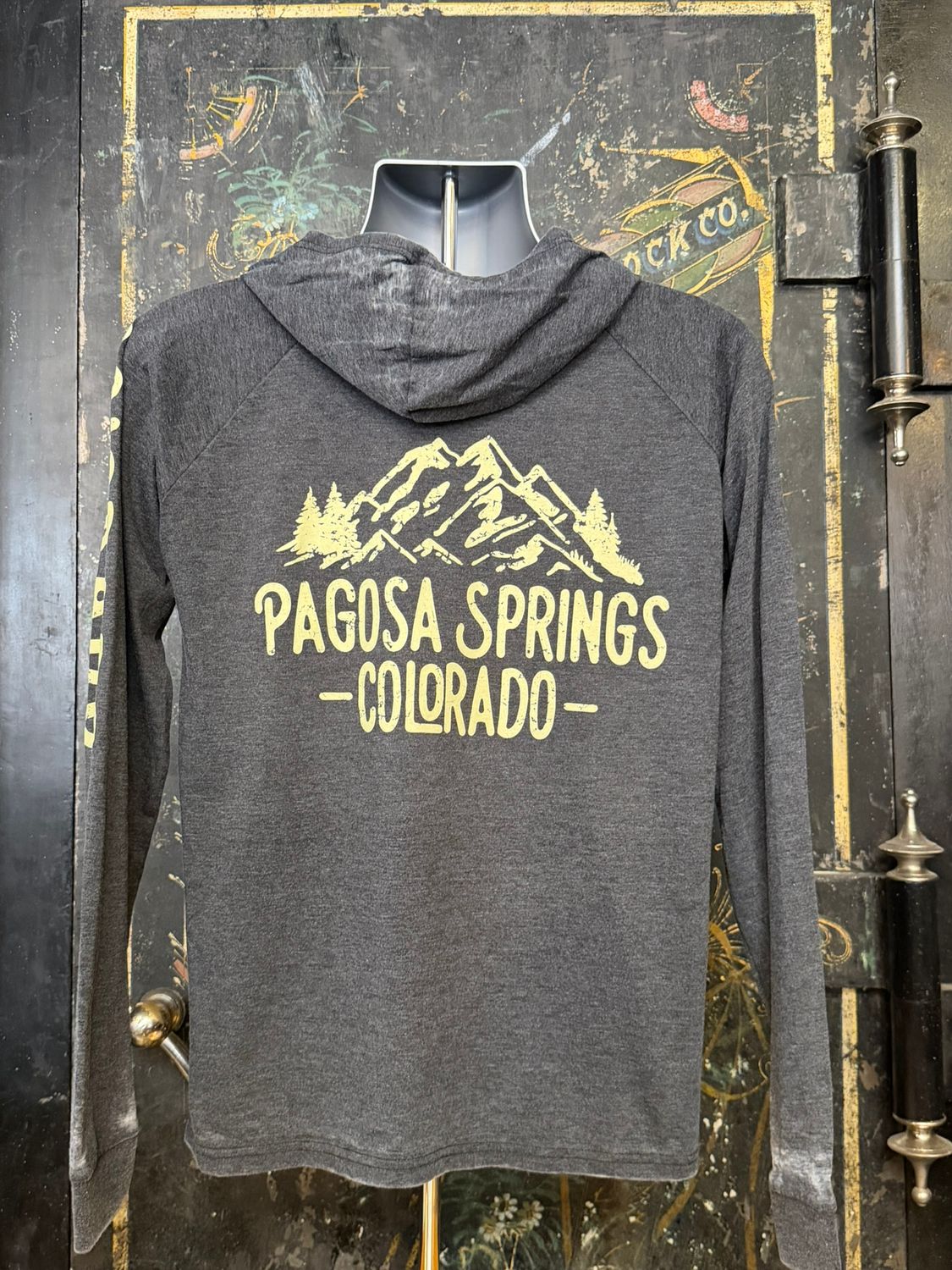 Vintage RS Hooded  L/S Tee, Color: Vntg Black, Size: SMALL