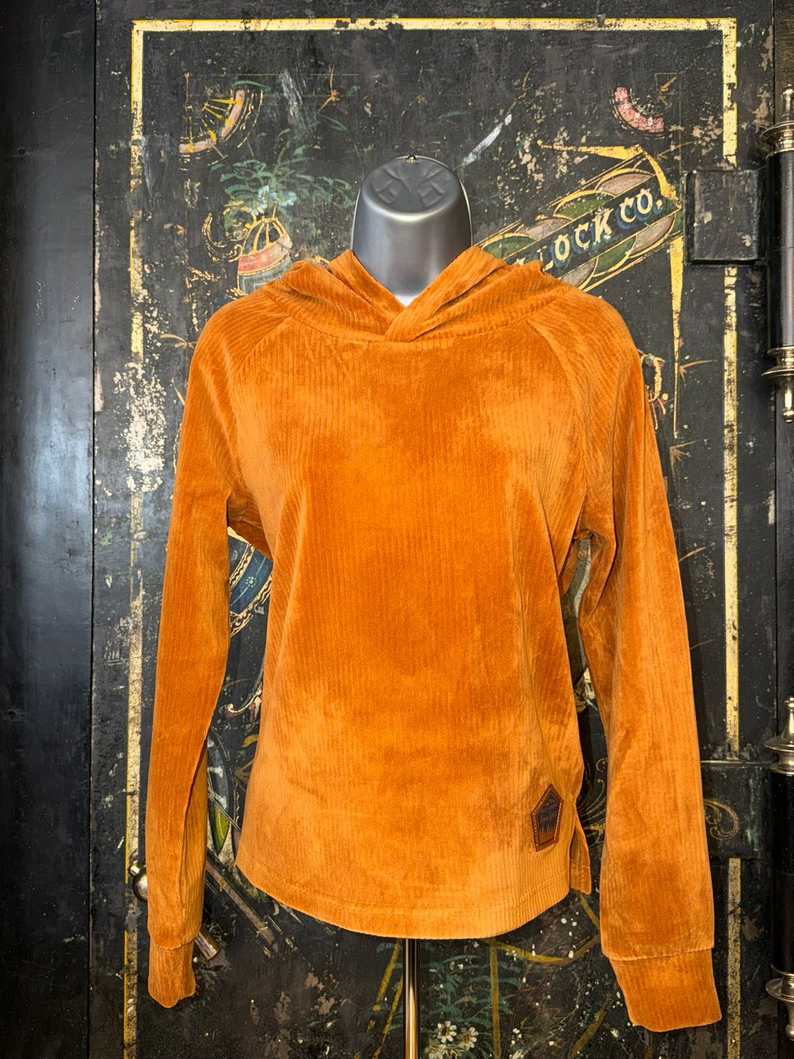 Jema Corded Hoodie, Color: Pecan, Size: XSMALL