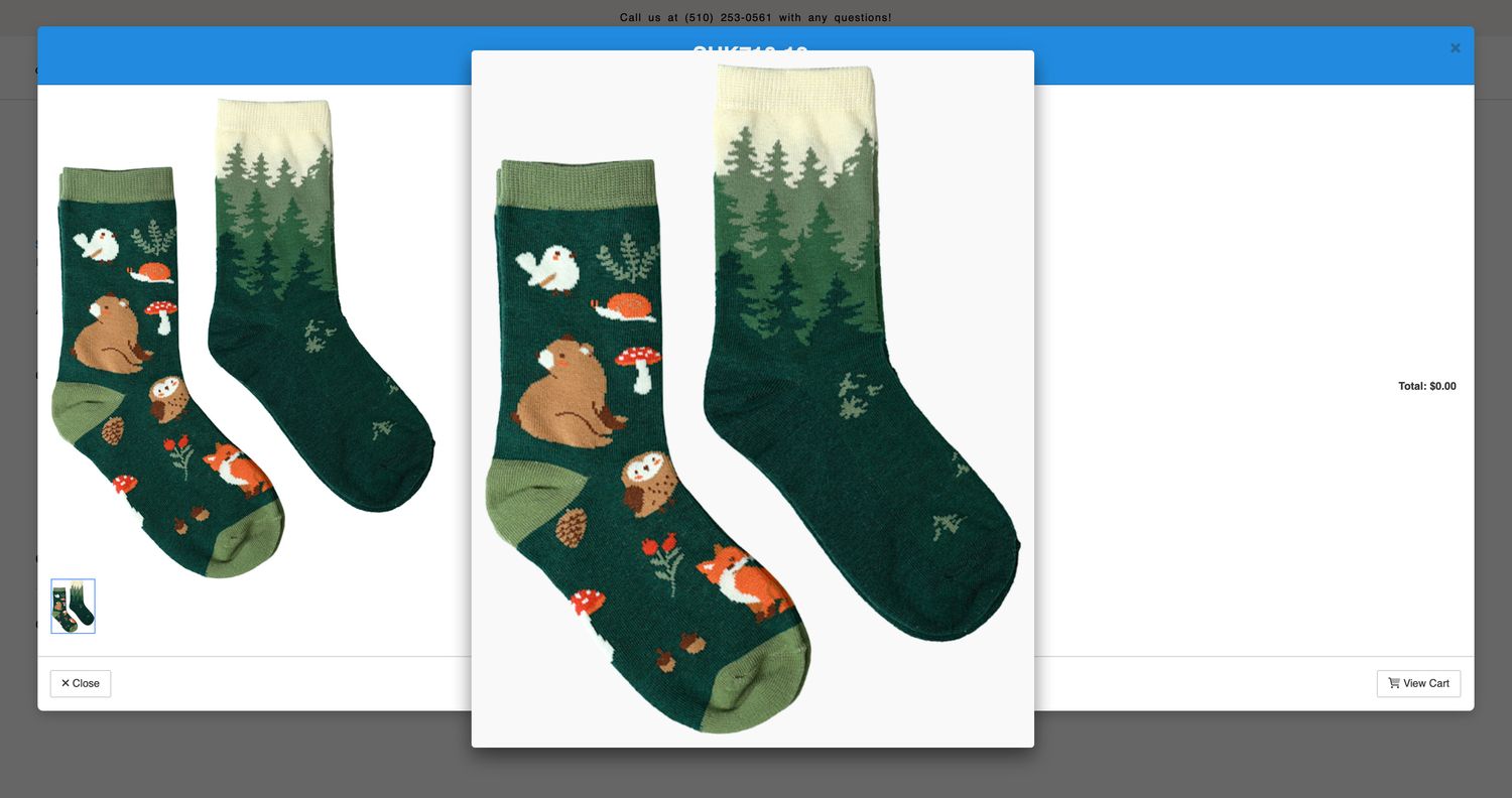 Kids Forest Friends Socks 2 Pack