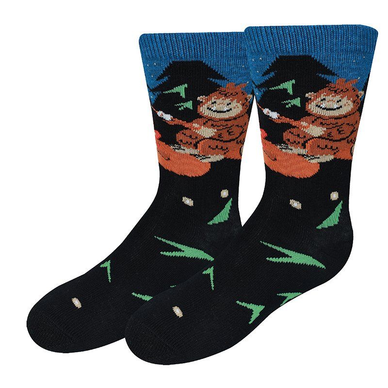 Kids Campfire Bigfoot Socks