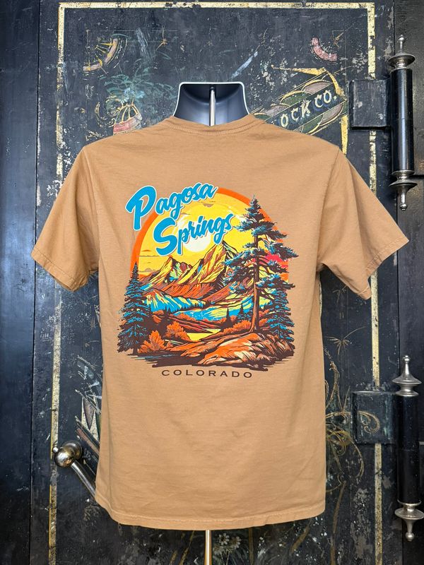 Disco Time Mtns/Pines RS Tee Cider
