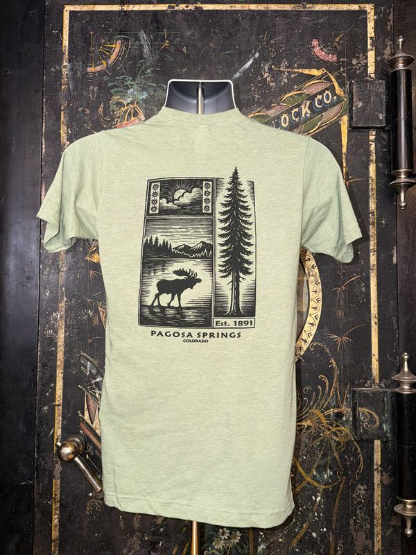 Box Moose Tee Army Hthr