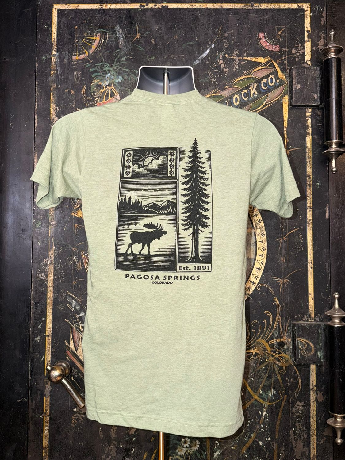 Box Moose Tee Army Hthr, Size: SMALL