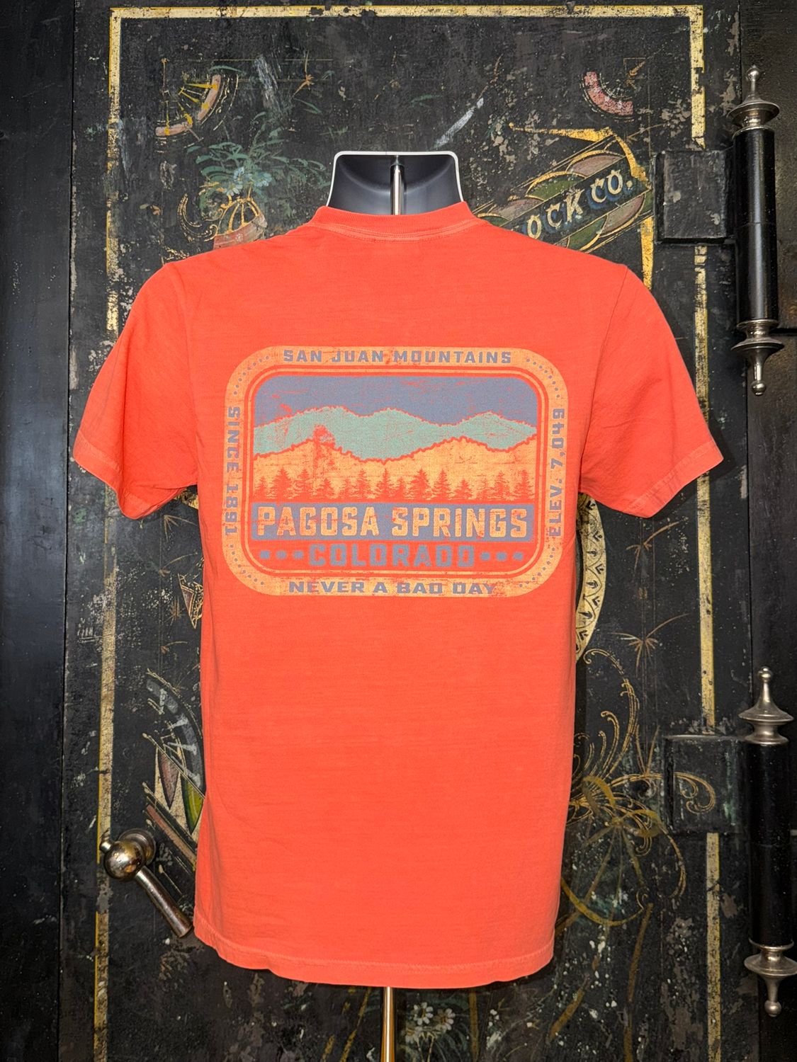 Ratchet Mountain RS CC Tee Bright Salmon, Size: SMALL