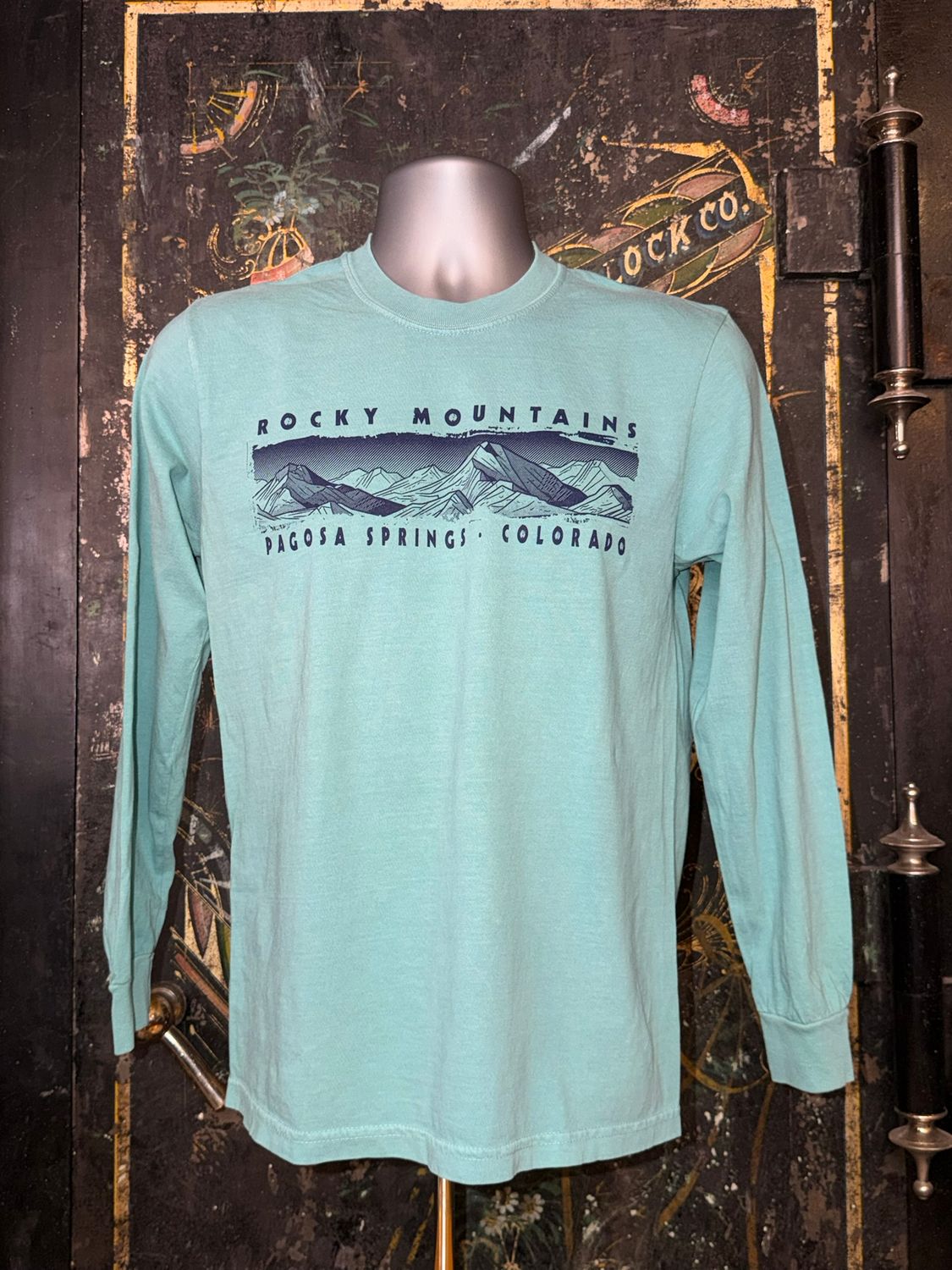 Clear Roller Mtn CC L/S Tee Seafoam, Size: SMALL