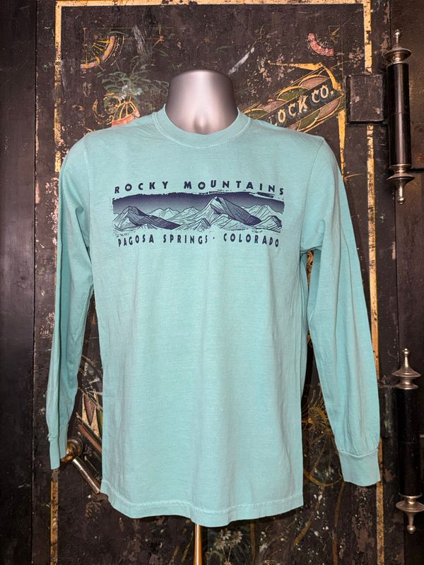 Clear Roller Mtn CC L/S Tee Seafoam