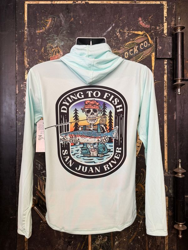 Lure's Legacy L/S Solar Hoodie Sea Grass
