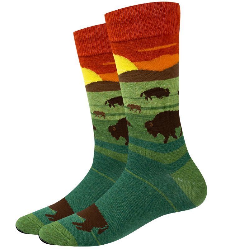 Bison Range Socks