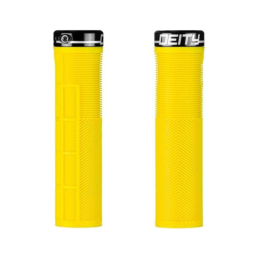 Deity, Knuckleduster, Grips, 132mm, Yellow, Pair