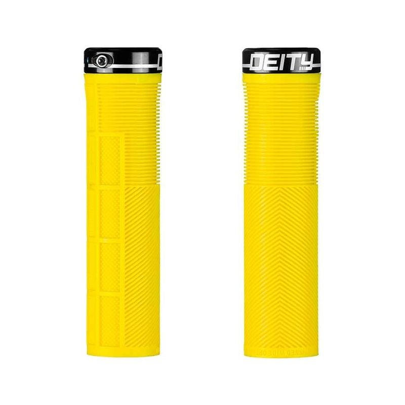 Deity, Knuckleduster, Grips, 132mm, Yellow, Pair