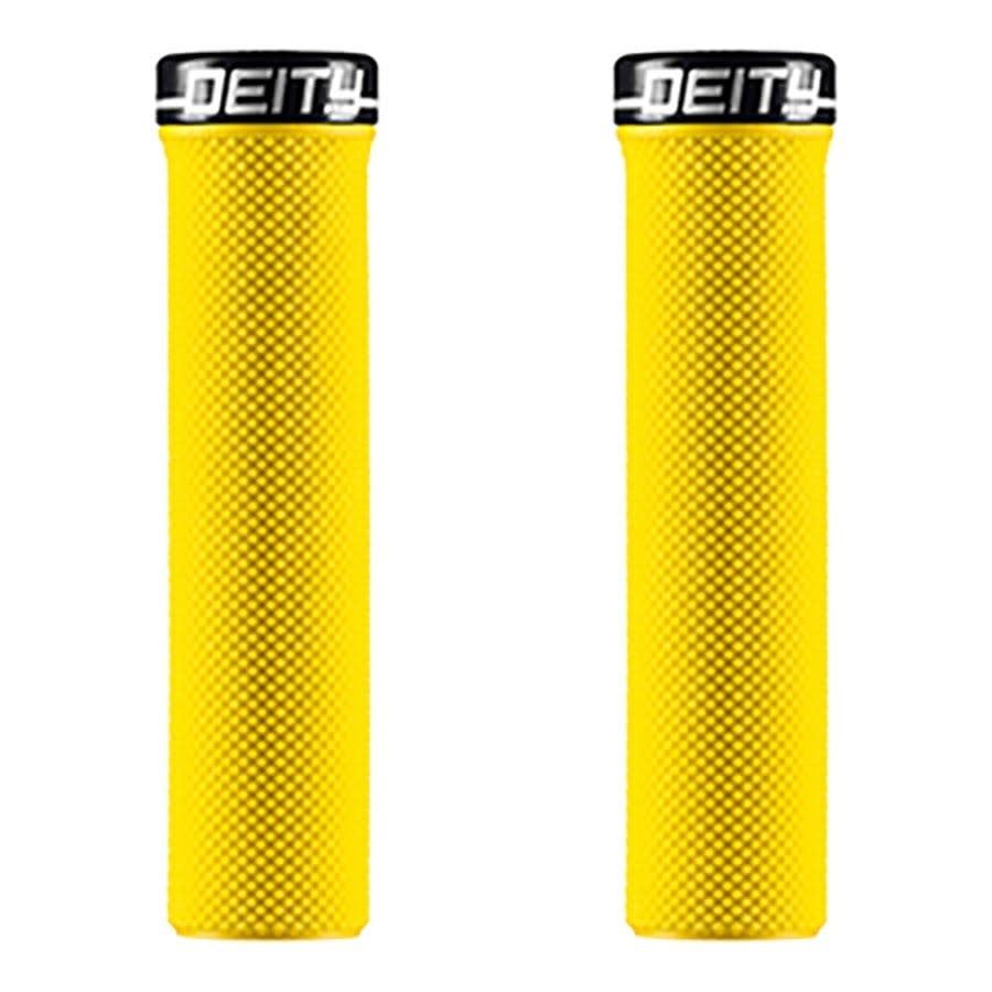 Deity, Slimfit, Grips, 132mm, Yellow, Pair