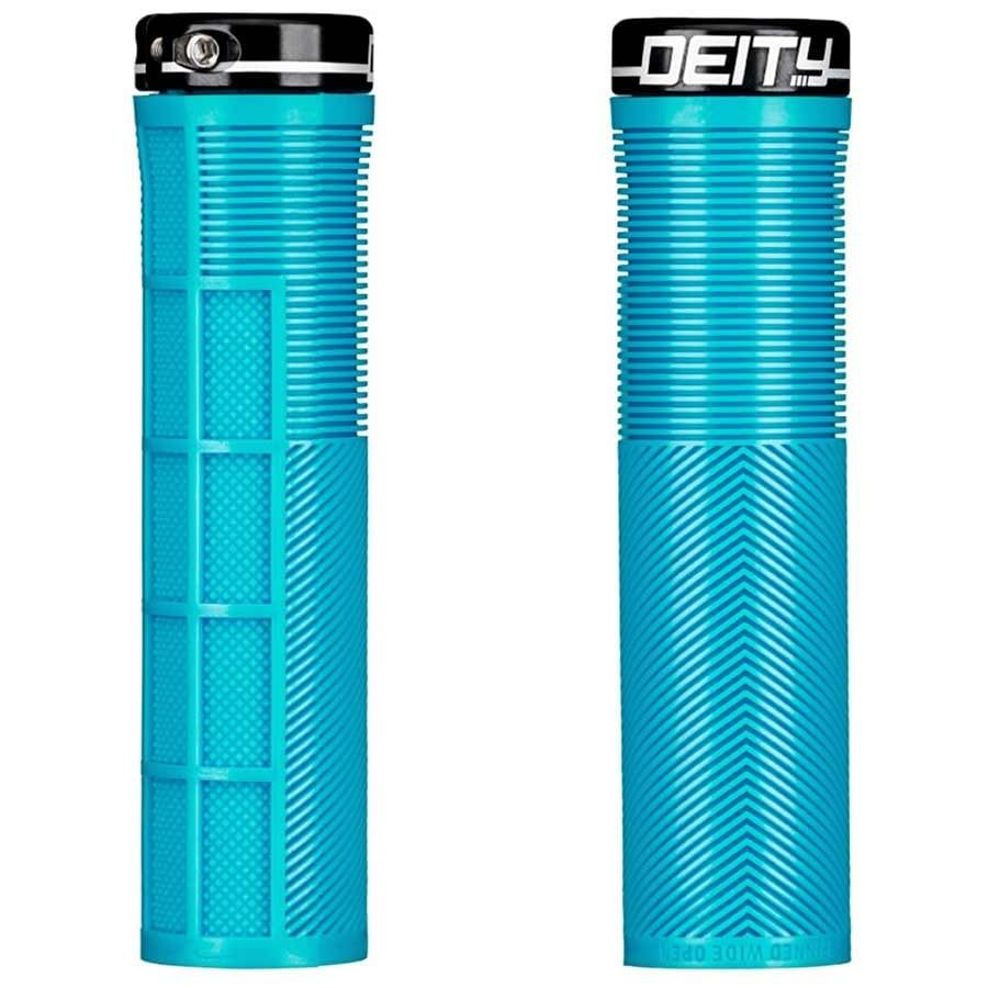 Deity, Knuckleduster, Grips, 132mm, Turkoise, Pair