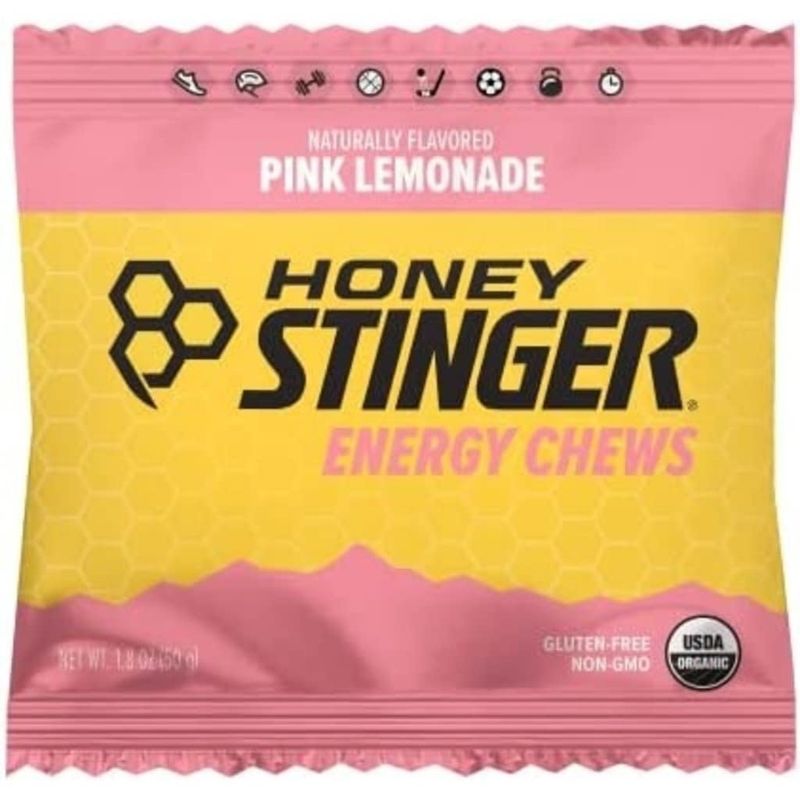 Honey Stinger Organic Energy Chews 50g (Single Pack) - Pink Lemonade