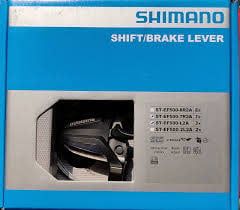 SHIFT/BRAKE LEVER SET, ST-EF500-4A, 3X8 SPEED, EZ-FIRE PLUS, 4F-ALLOY, FOR V-BRAKE, BLACK
