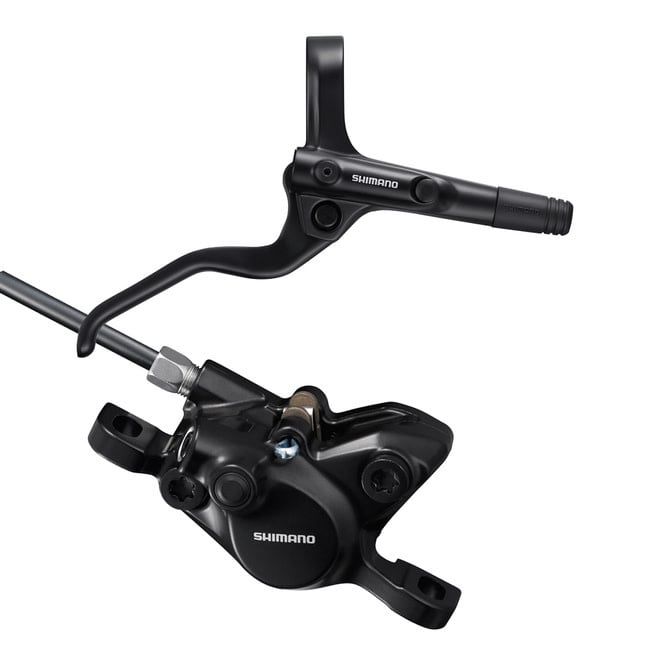 DISC BRAKE ASSEMBLED SET, BL-MT201(L), BR-MT200(F), BLACK, W/O ADAPTER, RESIN PAD (W/O FIN), SM-BH59-SS BLACK 1000 MM BLACK