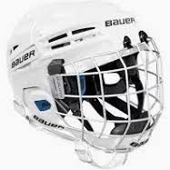 BAUER PRODIGY HELMET COMBO-YTH WHT