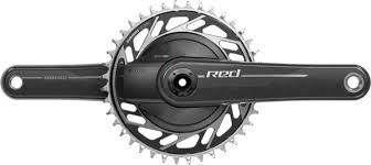 SRAM, Red AXS 1x XPLR Power Meter E1, Power Meter Crankset, Speed: 12/13, Spindle: 28.99mm, BCD: Thread Mount, 42, DUB, 165mm, Black, Road Disc