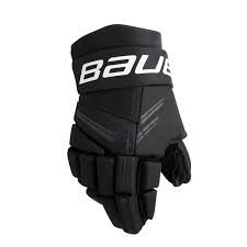 Bauer X Intermediate Hockey Gloves (2024), Color: Black, Size: 12&quot;