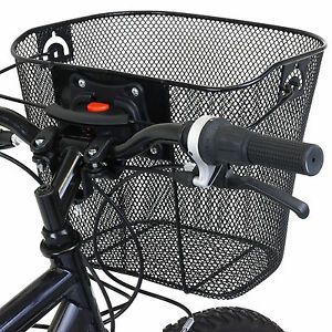 Basket Front Black mesh Qr