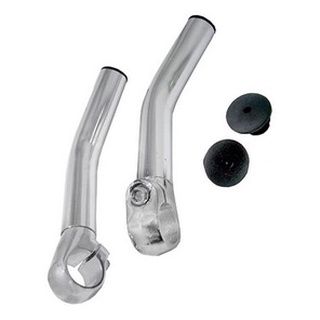 Bar Ends Alloy Silver