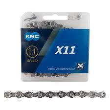 KMC, X11, Chain, 11sp., 118 Links, Nickel/Black