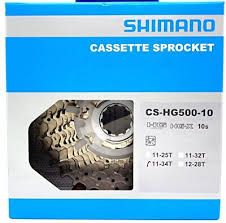 CASSETTE SPROCKET, CS-HG500-10, 10-SPD, 11-13-15-17-19-21-23-26-30-34T