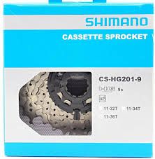 Cassettes_And_Freewheels CASSETTE SPROCKET, CS-HG201-9, 9-SPEED, 11-13-15-17-20-23-26-30-36T