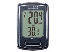 CatEye, Velo Wireless + (Urban), Cyclocomputer, Black, Backlit